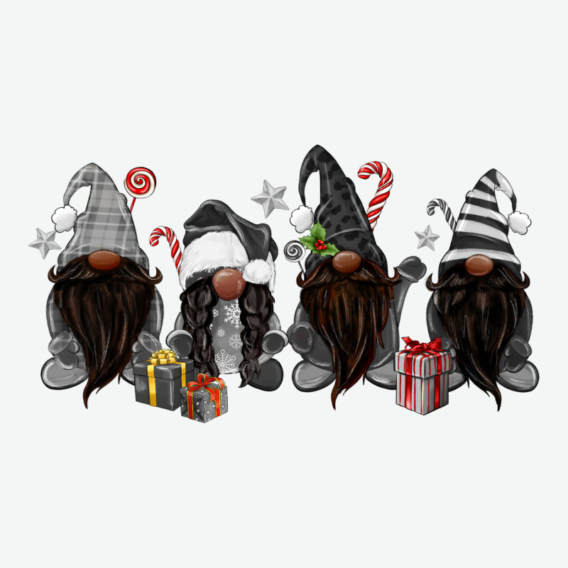 Grey Christmas Afro Gnomies Urban Heavy Tee by MaliasSmallBusiness | Teevron
