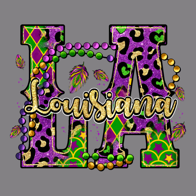 Louisiana Mardi Gras Heavyweight Hoodie by OliviaCreatesArt | Teevron