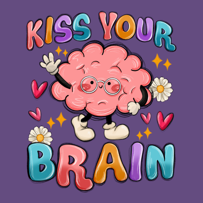 Kiss Your Brain Vintage Hoodie by MaliasSmallBusiness | Teevron