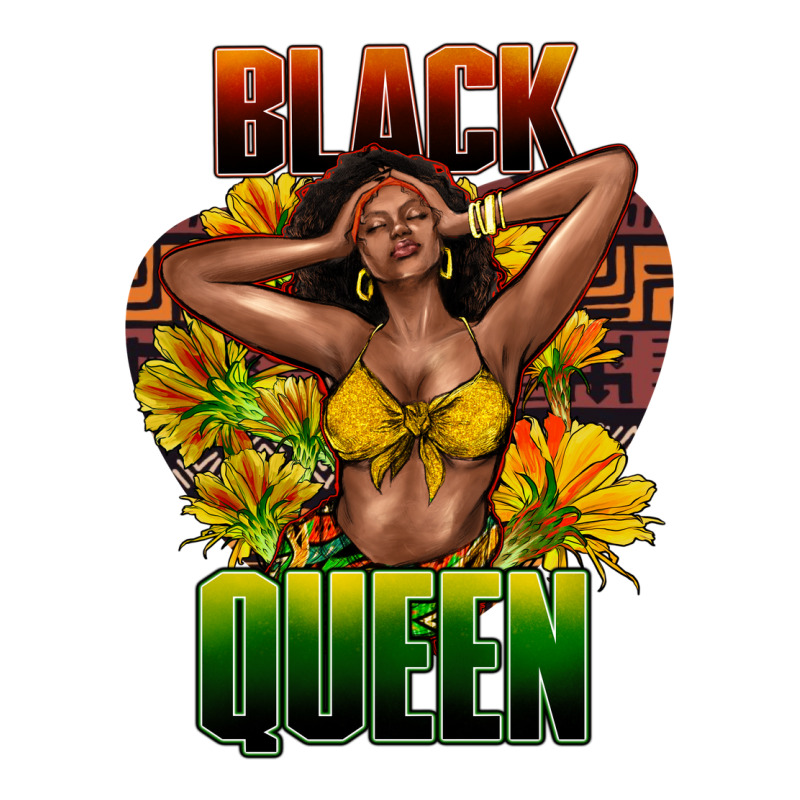 Black Queen Afro Premium Hoodie by HowdyJamesFarm | Teevron