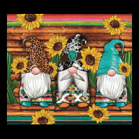 Western Gnomes Cactus Sunflowers Serape Wooden Leopard Gemstone Ladies Tee | Teevron