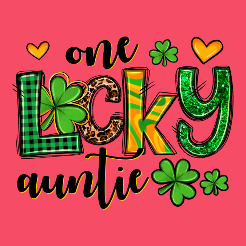 One Lucky Auntie St. Patrick's Premium Sweatshirt by OliviaCreatesArt | Teevron