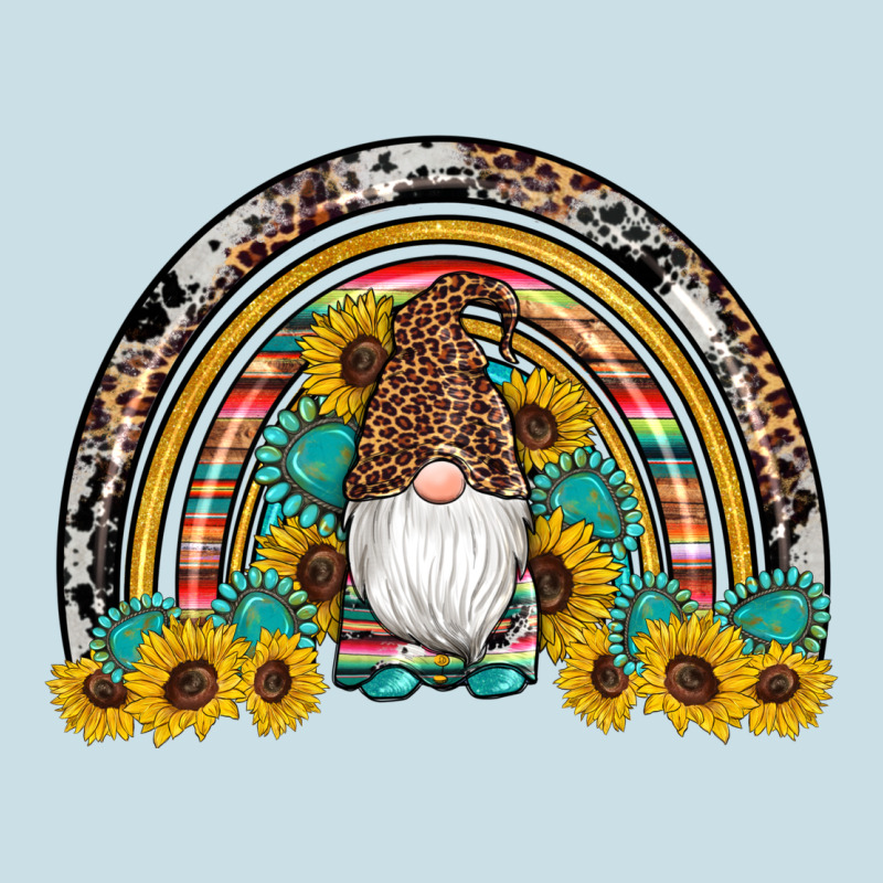 Western Gnome Gemstones Sunflowers Rainbow Ladies Tee by Artiststas | Teevron