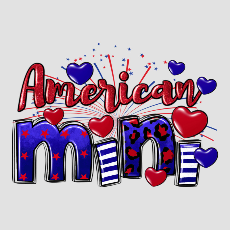 American Mini  4th Of July Premium Hoodie by CowGirlArtShop | Teevron