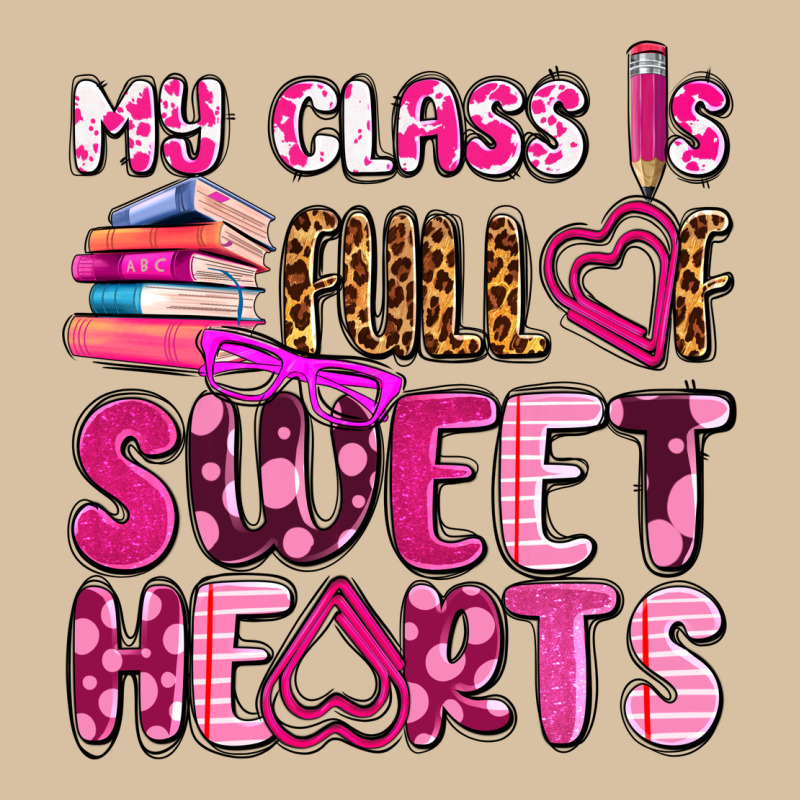 My Class Is Full Of Sweet Hearts Olivia Heavyweight Hoodie by OliviaCreatesArt | Teevron