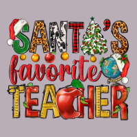 Santas Favorite Teacher Vintage Tee | Teevron