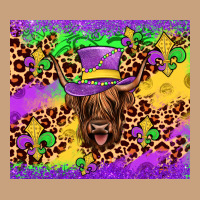 Highland Cow Mardi Gras Tumbler Vintage Tee | Teevron