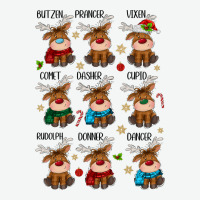 Christmas Reindeers Urban Heavy Tee | Teevron
