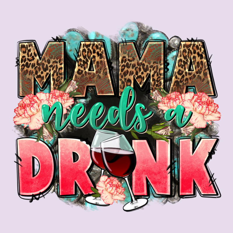 Mama Needs A Drink Mothers Day Premium Hoodie by CowGirlArtShop | Teevron