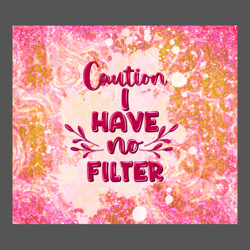 Caution I Have No Filter Zipper Hoodie by TumblerDesignByShophia | Teevron