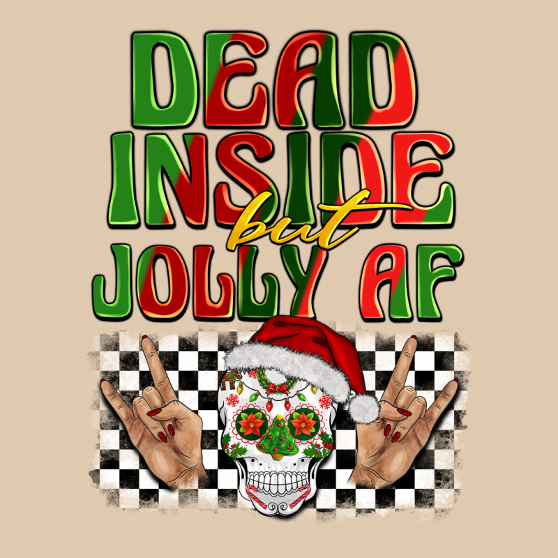 Dead Inside But Jolly Af Heavyweight Sweatshirt by BarkalooDesign | Teevron