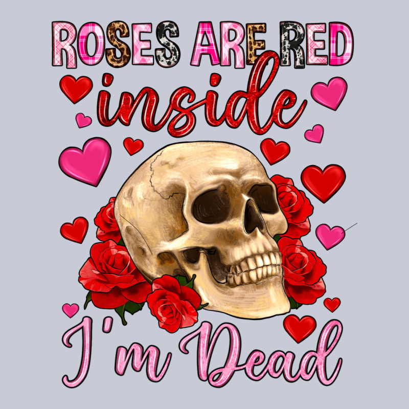 Roses Are Red Inside I M Dead Heavyweight Hoodie by OliviaCreatesArt | Teevron