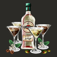 Martini Glasses And Martini Bottle Heavy Core Tee | Teevron