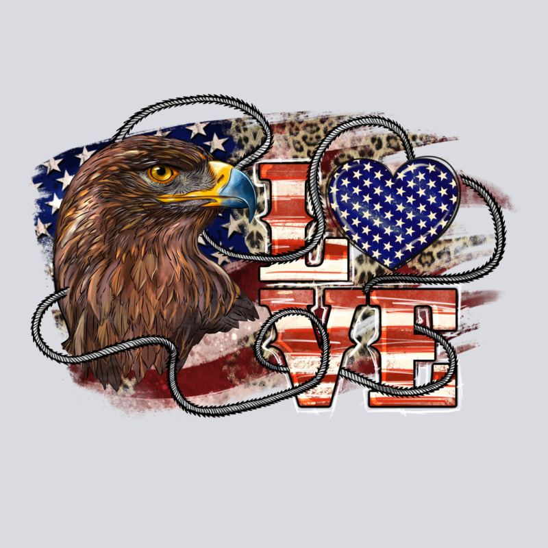 Love America Eagle 4th Of July Zipper Hoodie by HowdyJamesFarm | Teevron