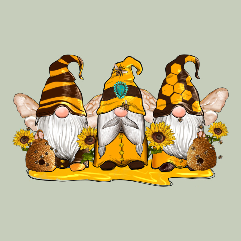 Western Bee Gnomes Beehive Honey Sunflowers Ladies Tee by Artiststas | Teevron