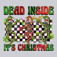 Dead Inside But It's Christmas Dancing Skeletons Heavyweight Sweatshirt | Teevron
