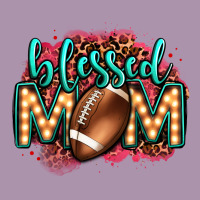 Blessed American Football Mom Lightbulb Letters Heavyweight Hoodie | Teevron