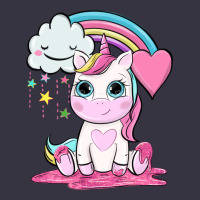 Cute Unicorn And Rainbow Vintage Hoodie | Teevron