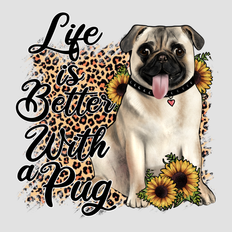 Life Is Better With A Pug Premium Hoodie by JahusDesignShop | Teevron