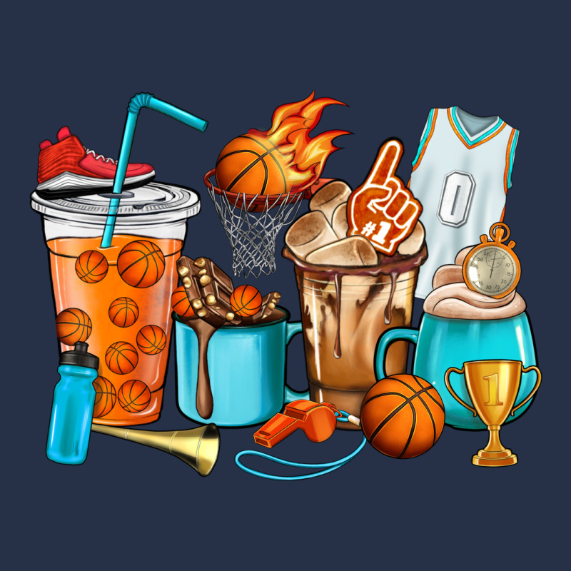 Basketball Coffee Cups Premium Hoodie by HowdyJamesFarm | Teevron