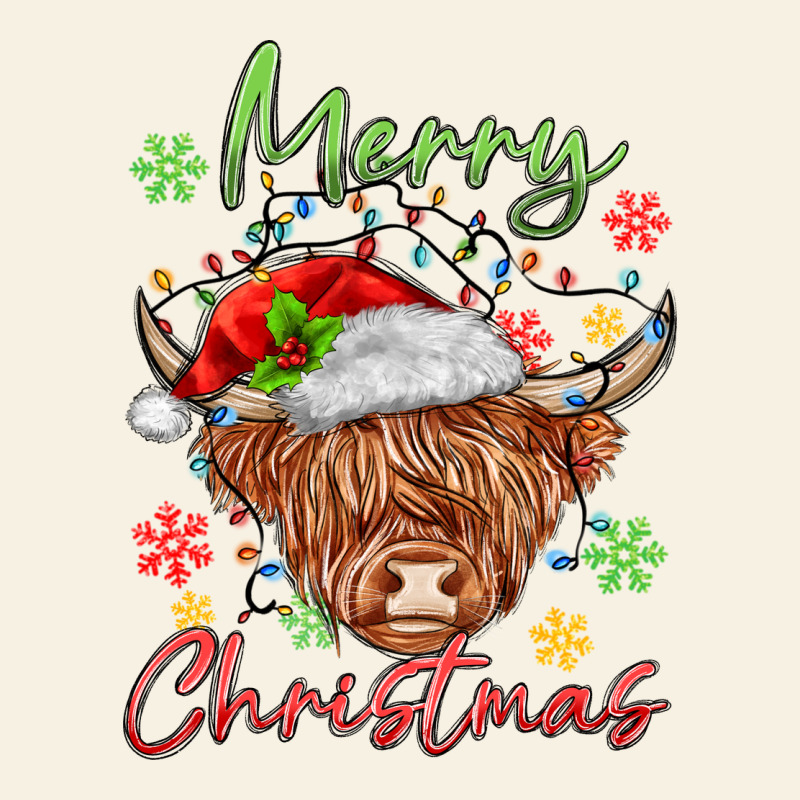 Merry Christmas Cow Vintage Tee by MaliasSmallBusiness | Teevron