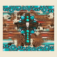 Gemstone And Cross With Cowhide Premium Tee | Teevron