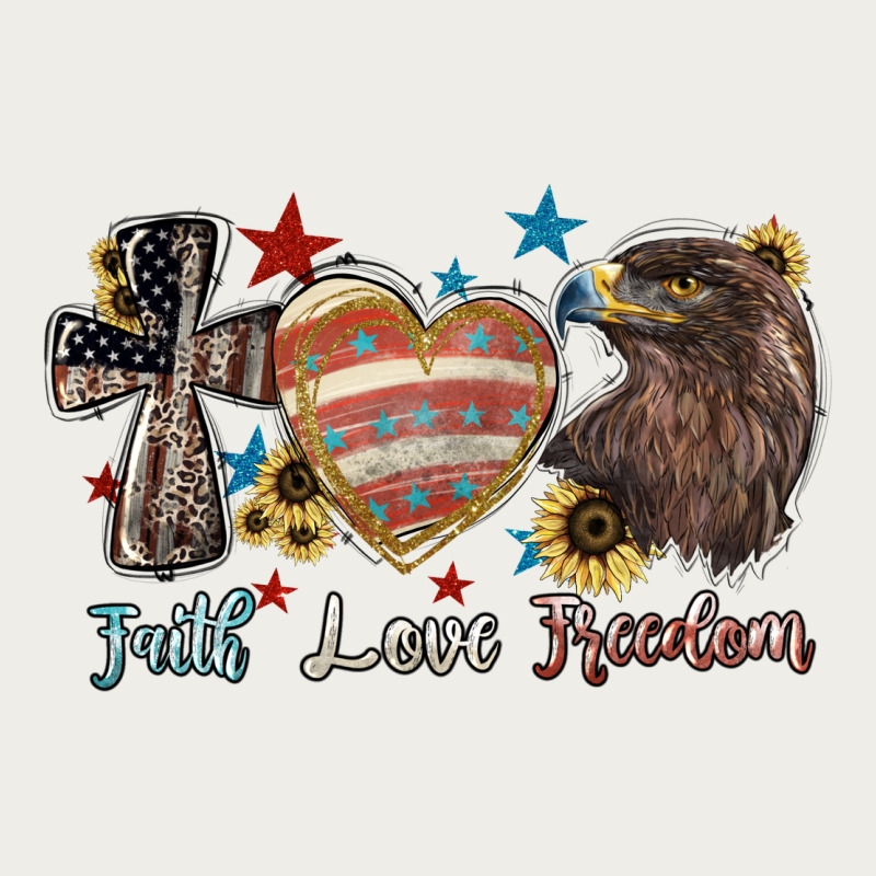 Faith Love Freedom 4th Of July Zipper Hoodie by HowdyJamesFarm | Teevron