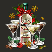 Christmas Martini  And Martini Bottle Heavy Core Tee | Teevron