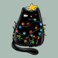 Christmas Cat With Lights Classic Tee | Teevron