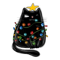 christmas cat with lights | Teevron