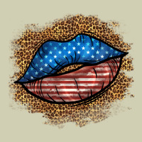 Western 4 Of July Lips Heavy Core Tee | Teevron