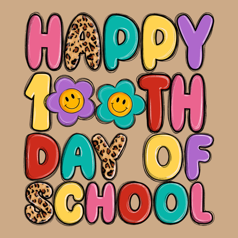 Happy 100 Th Day Of School Vintage Hoodie by MaliasSmallBusiness | Teevron