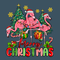 Merry Christmas Flamingos Urban Heavy Tee | Teevron