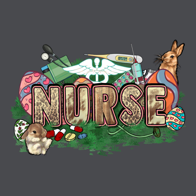 Easter Egg Nurse Bunny Easter Day Zipper Hoodie by HowdyJamesFarm | Teevron