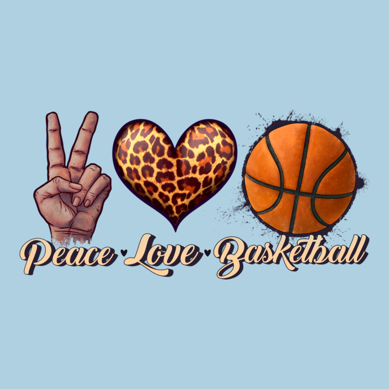 Peace Love Basketball Premium Hoodie by JahusDesignShop | Teevron