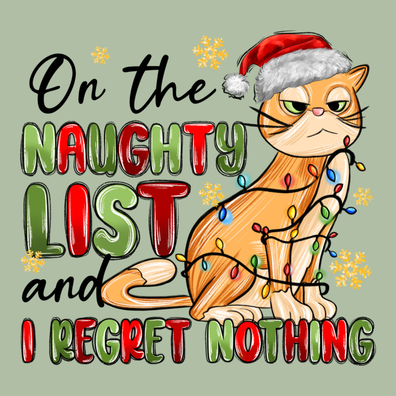 On The Naughty List And I Regret Nothing Urban Heavy Tee by MaliasSmallBusiness | Teevron