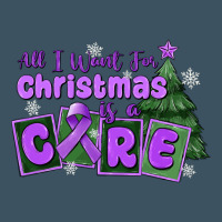 All I Want For Christmas Is A Cure Pancreatic Canc Urban Heavy Tee | Teevron