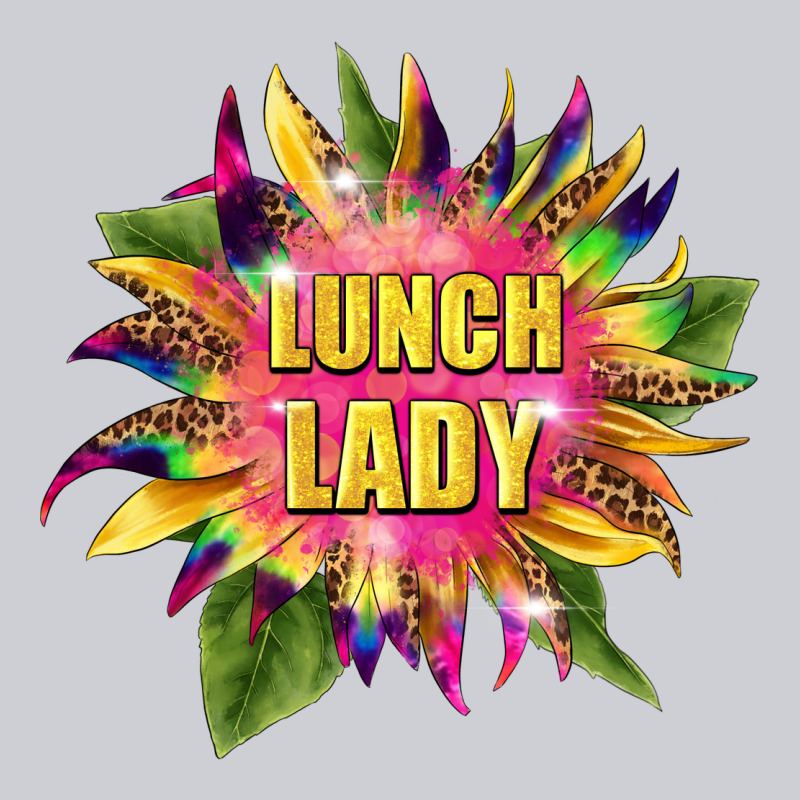 Lunch Lady Tie Dye Sunflower Heavyweight Sweatshirt by BarkalooDesign | Teevron