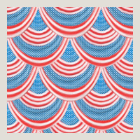 American Flag Seamless Pattern Heavy Core Tee | Teevron