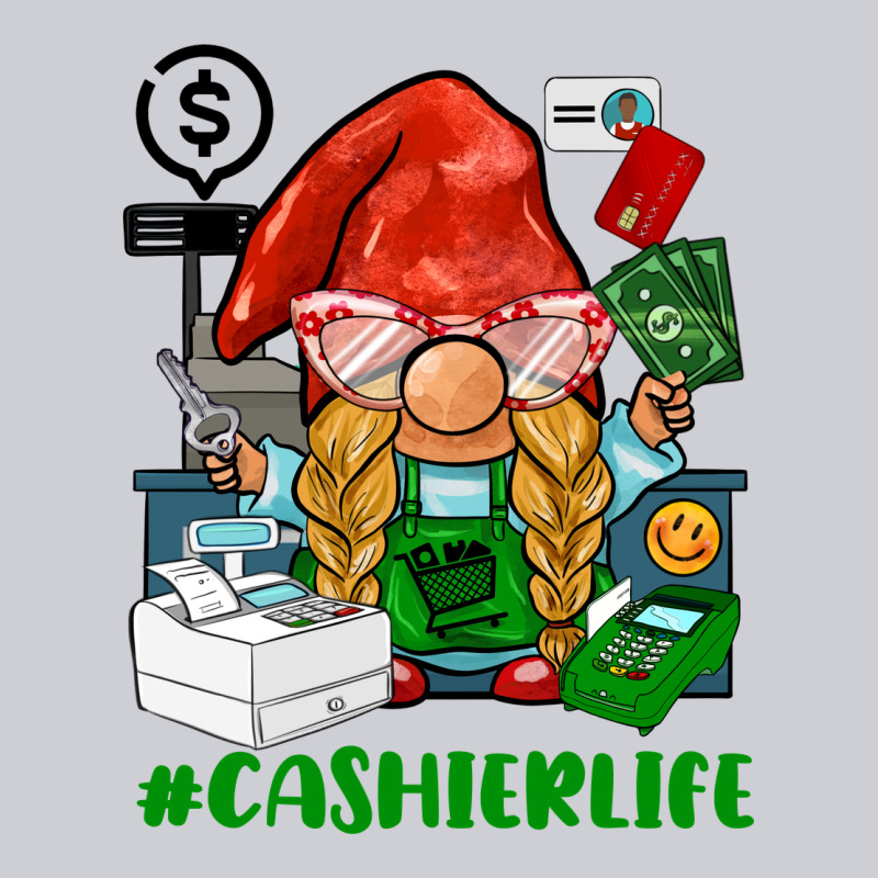 Cashier  Life Gnome Heavyweight Sweatshirt by BarkalooDesign | Teevron
