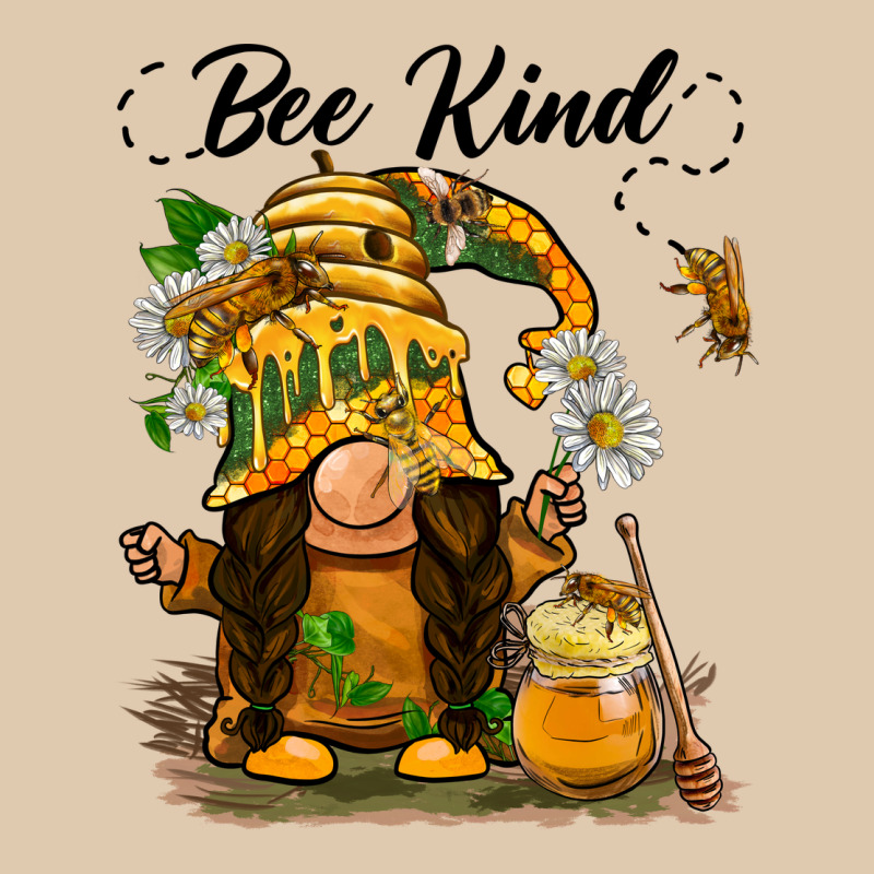 Bee Kind Gnome Heavyweight Sweatshirt by BarkalooDesign | Teevron