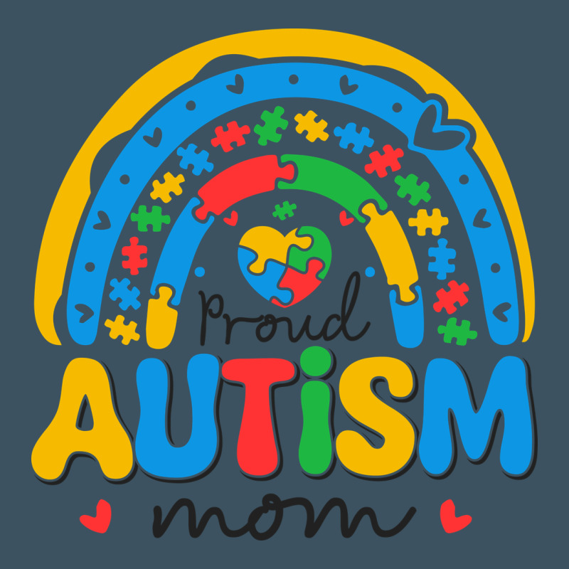 Proud Autism Mom Rainbow Urban Hoodie by CowhideDigitalArt | Teevron