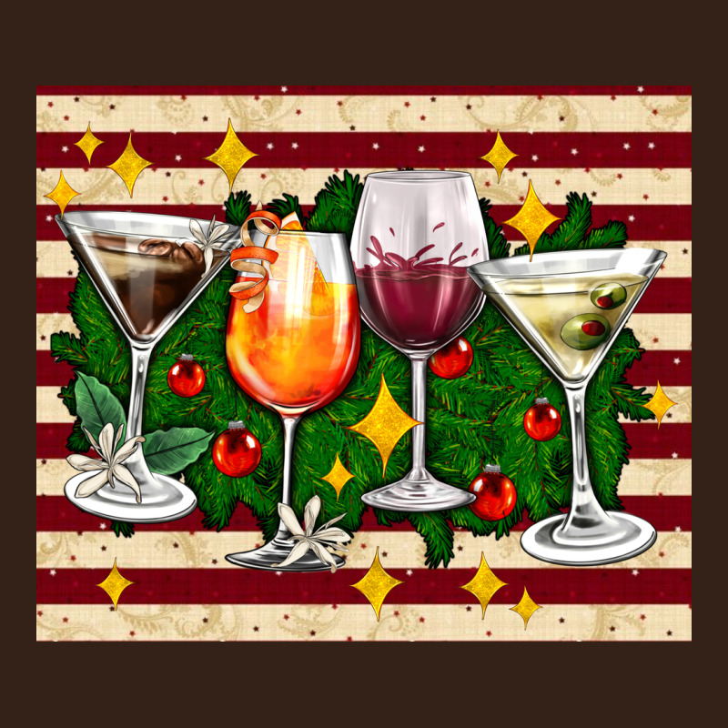 Christmas Cocktail Heavy Core Tee by AdoDesignShop | Teevron