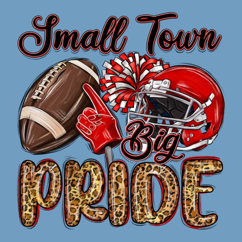 Small Town Big Pride Red Urban Heavy Tee by MaliasSmallBusiness | Teevron