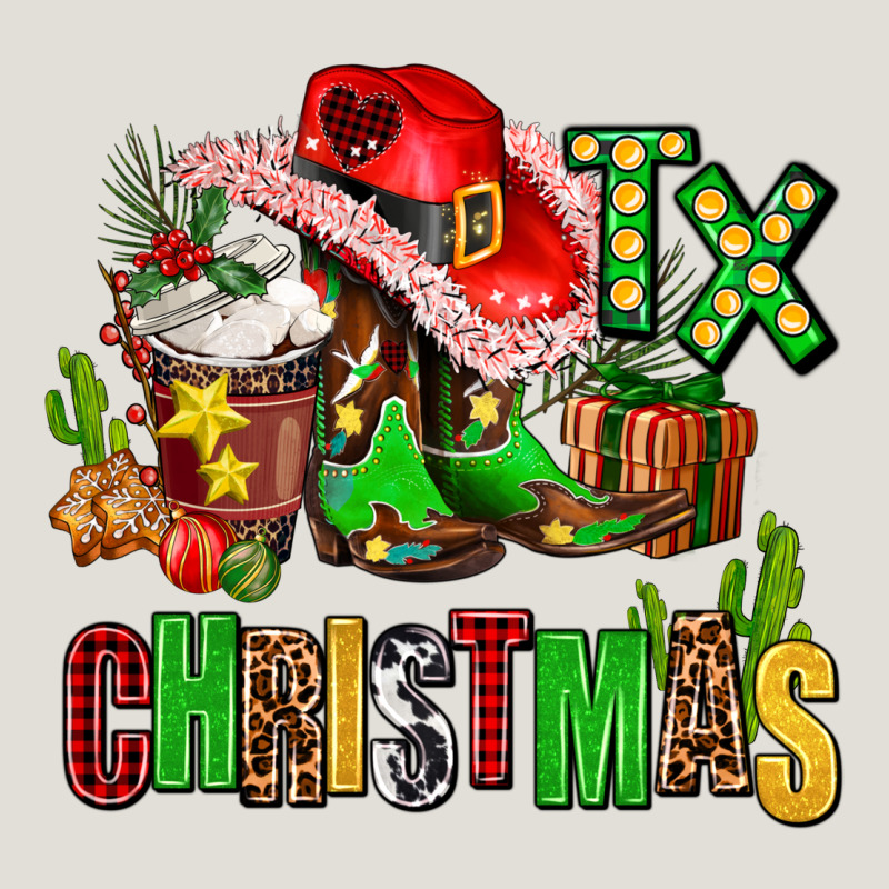 Tx Christmas Cowgirl Heavy Core Tee by AdoDesignShop | Teevron