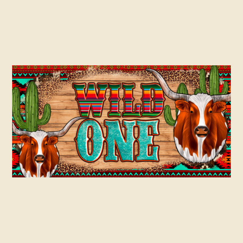 Texas Longhorn Wild One Cactus Licanse Plate Premium Tee by Artiststas | Teevron