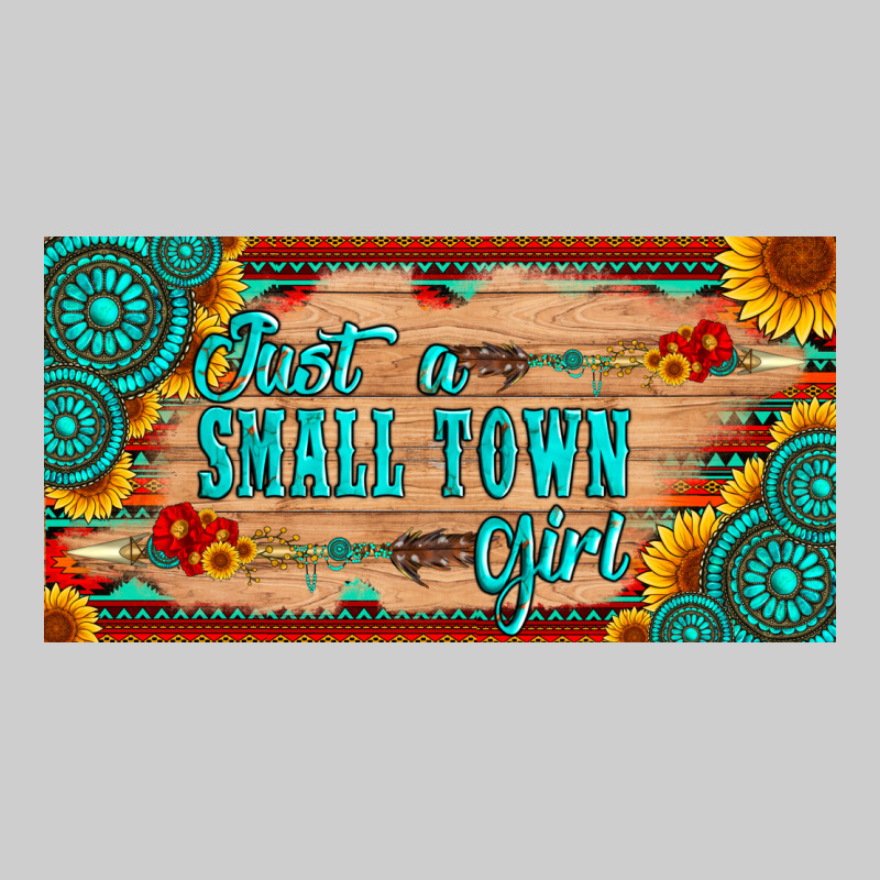 Just A Small Town Girl Wlth Gemstone Arrow And Sunflowers Licanse Plat Premium Tee by Artiststas | Teevron