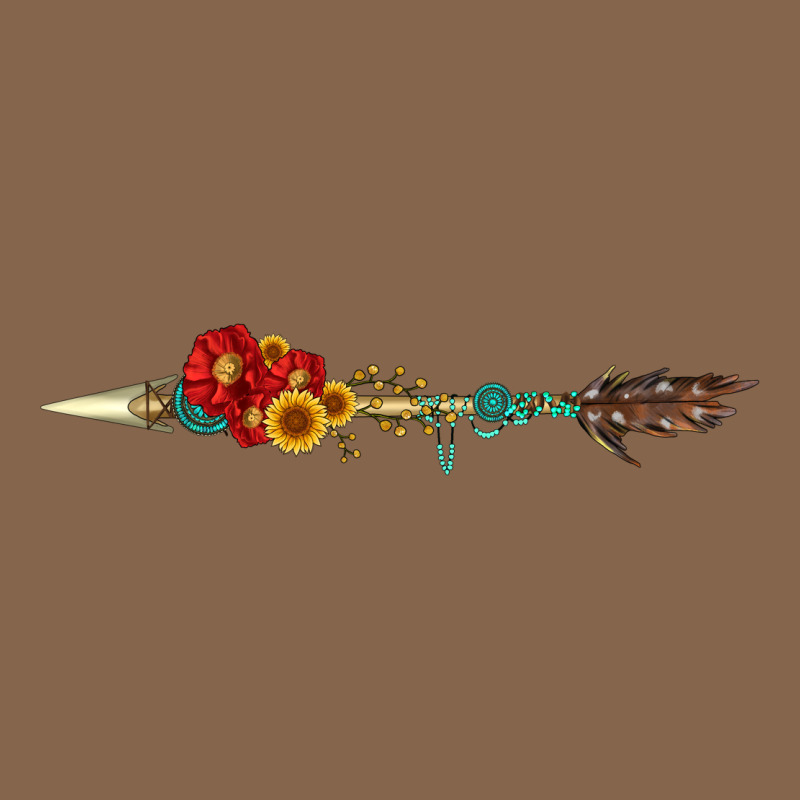 Flowers And Arrow With Gemstone Premium Tee by Artiststas | Teevron
