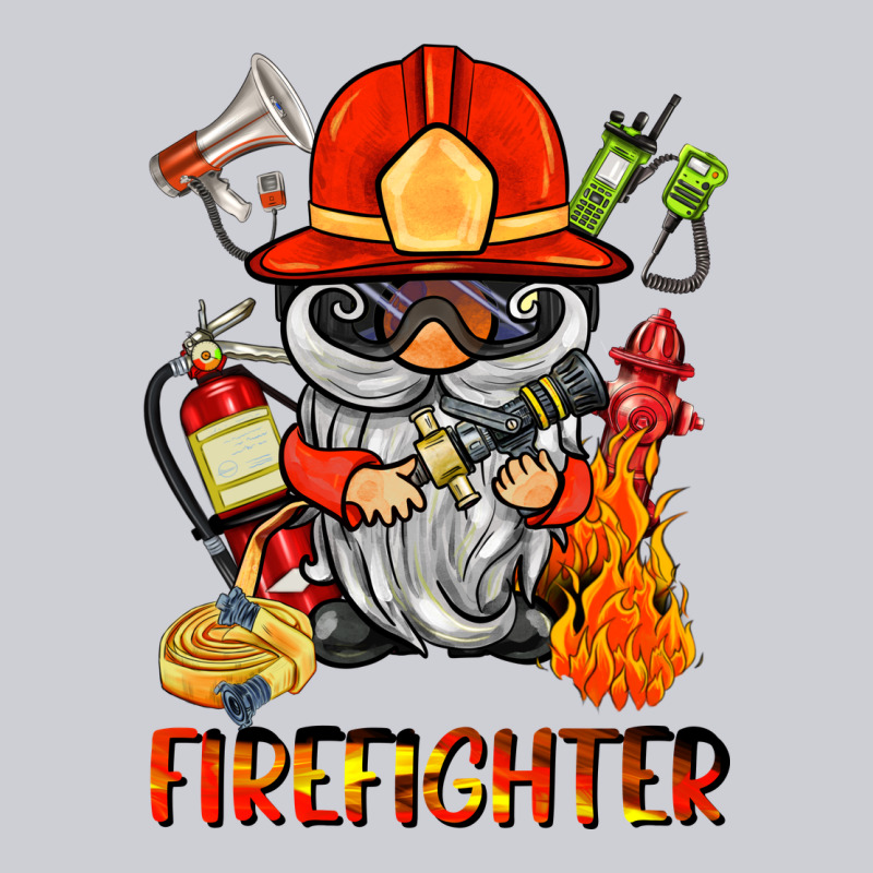 Firefighter Gnome Heavyweight Sweatshirt by BarkalooDesign | Teevron