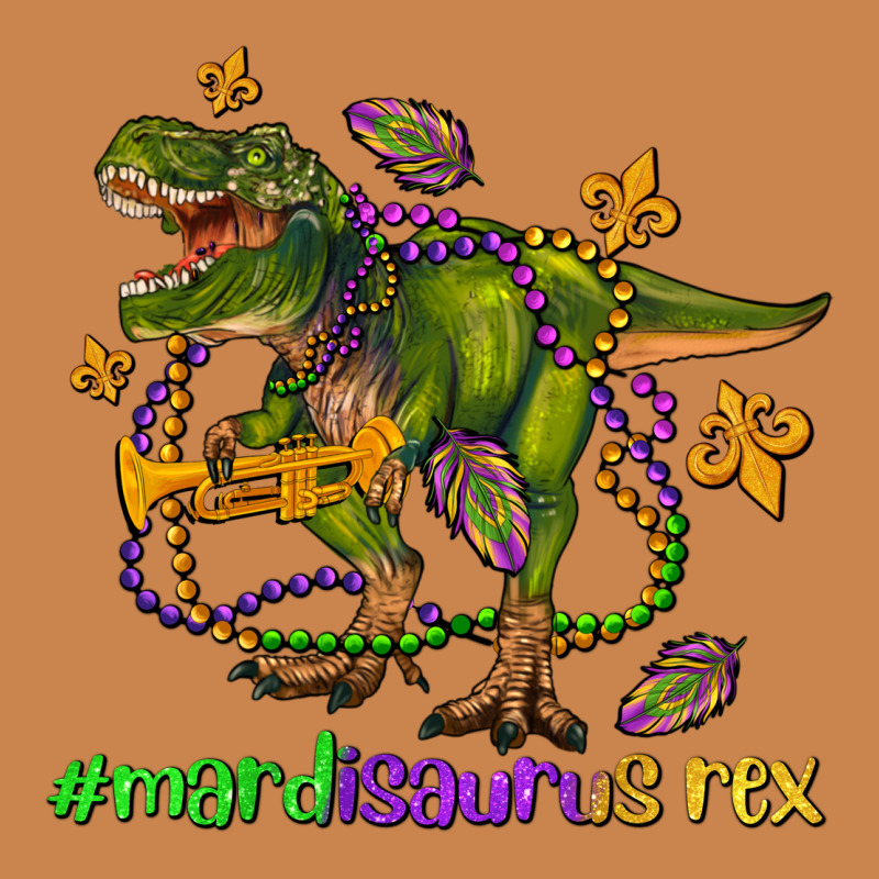 Mardi Saurus Rex Olivia Heavyweight Hoodie by OliviaCreatesArt | Teevron